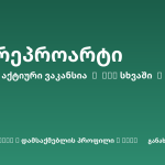 Sheni ვაკანსია