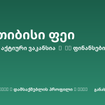 Sheni ვაკანსია