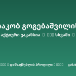 Sheni ვაკანსია