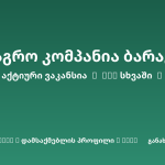 Sheni ვაკანსია