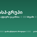 Sheni ვაკანსია