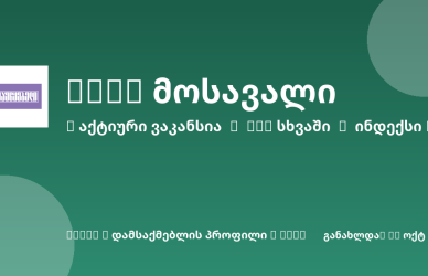Sheni ვაკანსია