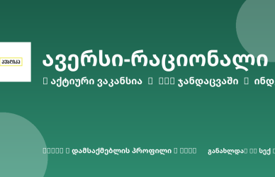 Sheni ვაკანსია