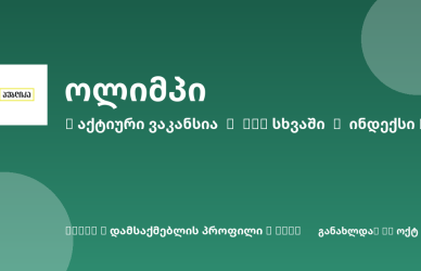 Sheni ვაკანსია