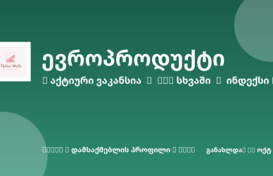 Sheni ვაკანსია