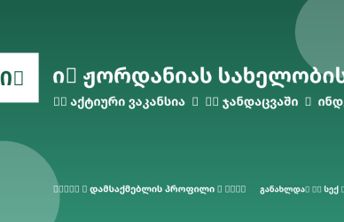 Sheni ვაკანსია
