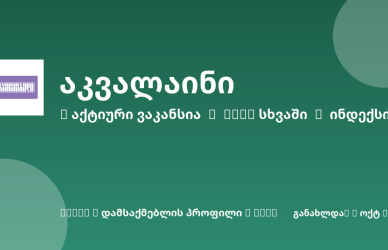 Sheni ვაკანსია