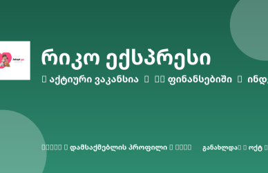 Sheni ვაკანსია