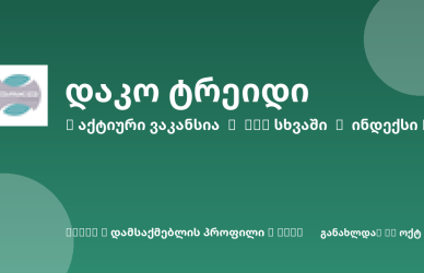 Sheni ვაკანსია