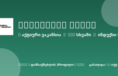 Sheni ვაკანსია