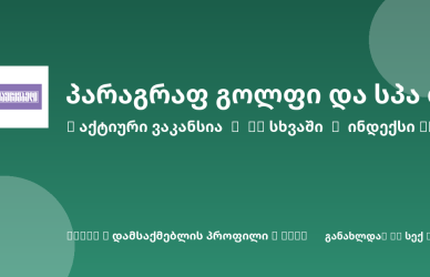 Sheni ვაკანსია