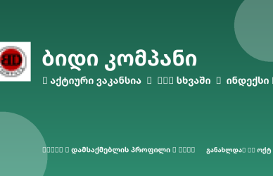 Sheni ვაკანსია