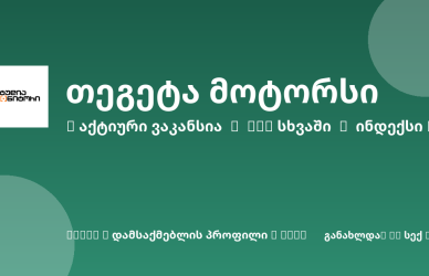 Sheni ვაკანსია