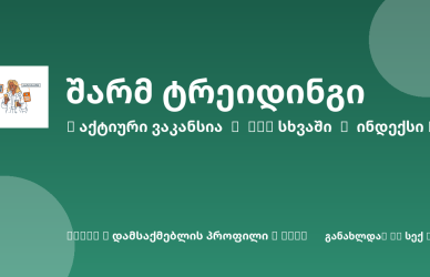 Sheni ვაკანსია