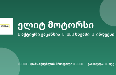 Sheni ვაკანსია