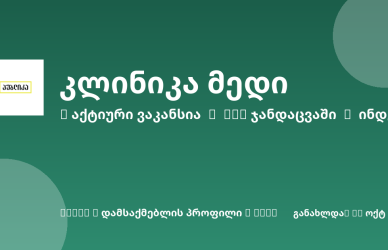 Sheni ვაკანსია