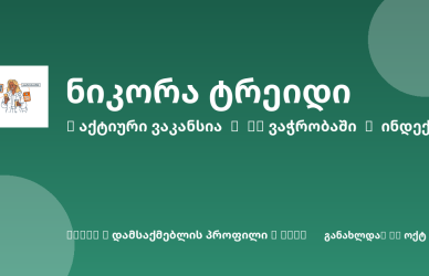 Sheni ვაკანსია