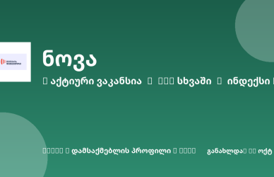 Sheni ვაკანსია