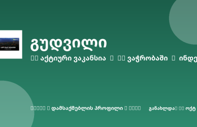 Sheni ვაკანსია