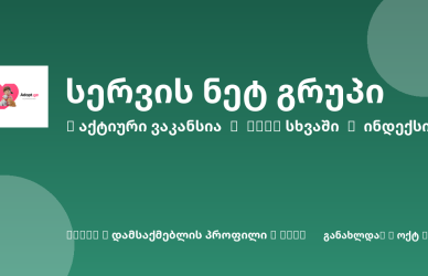Sheni ვაკანსია