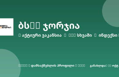 Sheni ვაკანსია