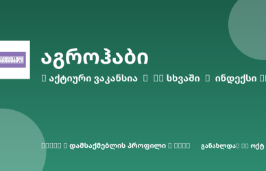 Sheni ვაკანსია