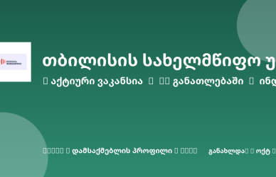 Sheni ვაკანსია