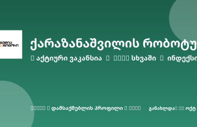Sheni ვაკანსია