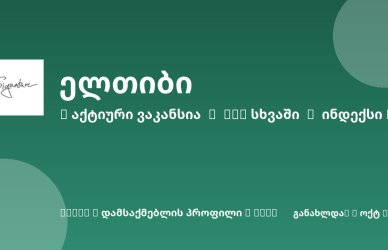Sheni ვაკანსია