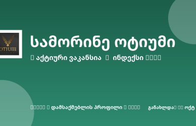 Sheni ვაკანსია