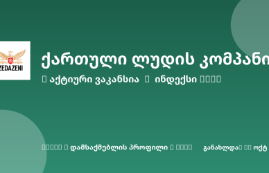 Sheni ვაკანსია