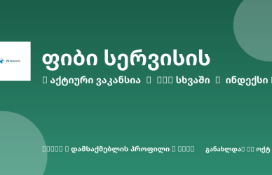 Sheni ვაკანსია