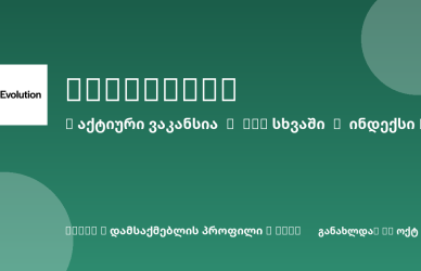 Sheni ვაკანსია