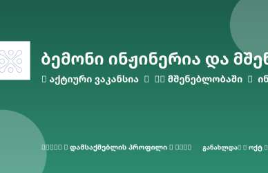 Sheni ვაკანსია